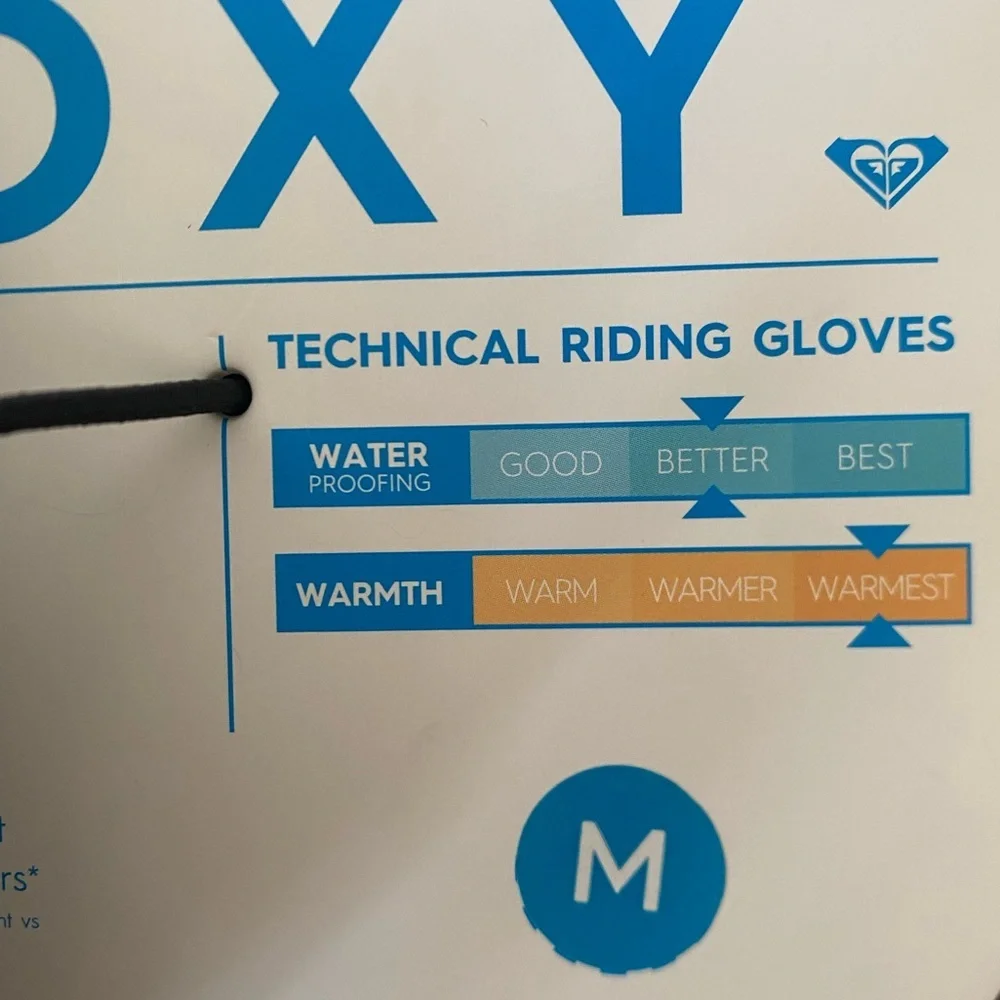 Roxy Jetty Winter Sport Ski Gloves Waterproof Insulated Touchscreen